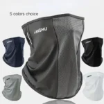 1Pc UPF50+ UV Protection Ice Silk Mask for Women Summer Cycling Hiking Breathable Traceless Thin Sunscreen Face Cover Balaclava - Image 3