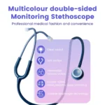 Stethoscope Double Diaphragm Frequency Professional Medical Double Head For Doctor Health Care - Image 2