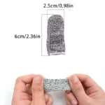 New Anti Cutting Finger Gloves Cut Resistant Safety Gloves For Kitchen Work Sculpture Picker Matching Fingertips Protector 10pcs - Image 4