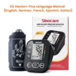 Sinocare Blood Pressure Monitor Digital Sphygmomanometer Automatic Tensiometer Tonometer Home Medical Use Heart Rate Pulse Meter - Image 8