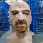 2025 Silicone Mask Halloween New Breathable Bald Mustache Old Man Headgear Cosplay Props Photography Accessories Halloween Masks