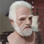 2025 New Male Halloween Masks Of Terror Full Head Face Realistic Silicone Grandpa Wrinkle Real Elderly Mask Party Cosplay Props - Image 4