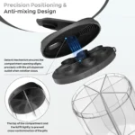 Weekly/7-Compartment Pill Organizer, Travel Pill Case with Anti-Mix Design & 20 Labels – Portable Supplement Container