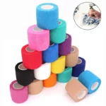 10 Rolls Athletic Wrap Tape Self Adhesive Elastic Bandage Sports Protector Knee Finger Wrist Pet Shoulder Tattoo Accessories - Image 2