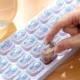 1 Piece Portable 31 Day Pill Organizer, Sealed Medication Container For Vitamins And Pills, Home Or Travel Pill Box