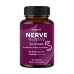 Nerve Support Supplements – Supports Healthy Nerve Function, Blood Flow, Circulation,Antioxidant,120 Capsules