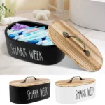 Cotton Pads Storage Box Wood Tampon Container With Lid Large Capacity Cotton Swab Pad organizer Container Cosmetic Organizer NEW