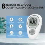 Blood Glucose Monitoring G-425-3 Diabetes Testing Machine Blood Sugar Meter Test Strips 5s Get Results Glucose Meter Complete