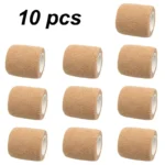 10 Rolls Athletic Wrap Tape Self Adhesive Elastic Bandage Sports Protector Knee Finger Wrist Pet Shoulder Tattoo Accessories - Image 7