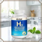 Docteat H2 Molecular Hydrogen Tablets – Potent Antioxidant for Cellular Energy, Brain Health & Healthy Aging, 90 Count