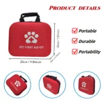 Pet First Aid Kit Multi-purpose Emergency Medical Portable Cat and Dog Medical Bag Outdoor Home Emergency edc Camping Hiking - Image 3