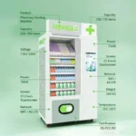 Customized Drug Medical for Sale 24 Hour Self-service Pharmacy OTC Medicine Vending Machine with Conveyor - Image 2