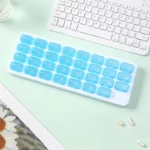 1 Piece Portable 31 Day Pill Organizer, Sealed Medication Container For Vitamins And Pills, Home Or Travel Pill Box - Image 8