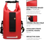 250-Piece Waterproof First Aid Kit with Reflective Dry Bag for Boating, Camping, Fishing & Outdoor Emergencies - Image 3