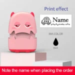 Custom Name Stamp for Kindergarten Hot Sale, Waterproof Reusable Children's Seal with Black Ink - Student Toddler Gift - Image 12