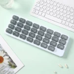 1 Piece Portable 31 Day Pill Organizer, Sealed Medication Container For Vitamins And Pills, Home Or Travel Pill Box - Image 7