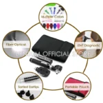 Medical LED Fiber Optic Direct Otoscope Ophthalmoscope Set Ear Eye Nose Care Endoscope ENT Doctor Diagnostic Examination Kit D3 - Image 2