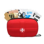 RHINO RESCUE Waterproof Portable First Aid Kit – Emergency Medical Travel Care Kit for Home College Dorm Camping Hiking