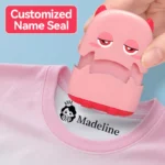 Custom Name Stamp for Kindergarten Hot Sale, Waterproof Reusable Children's Seal with Black Ink - Student Toddler Gift