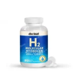 Docteat H2 Molecular Hydrogen Tablets – Potent Antioxidant for Cellular Energy, Brain Health & Healthy Aging, 90 Count