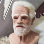 2025 New Male Halloween Masks Of Terror Full Head Face Realistic Silicone Grandpa Wrinkle Real Elderly Mask Party Cosplay Props - Image 3
