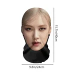 Full Face Mask Interesting 3D Printed Seamless Simulation Mesh Mask For Men Women 박채영 Apt Songs Party Supplies Cosplay Props - Image 6