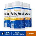 Folic Acid Supplement - Heart Health, Nervous System Health, Prenatal Support - Image 9