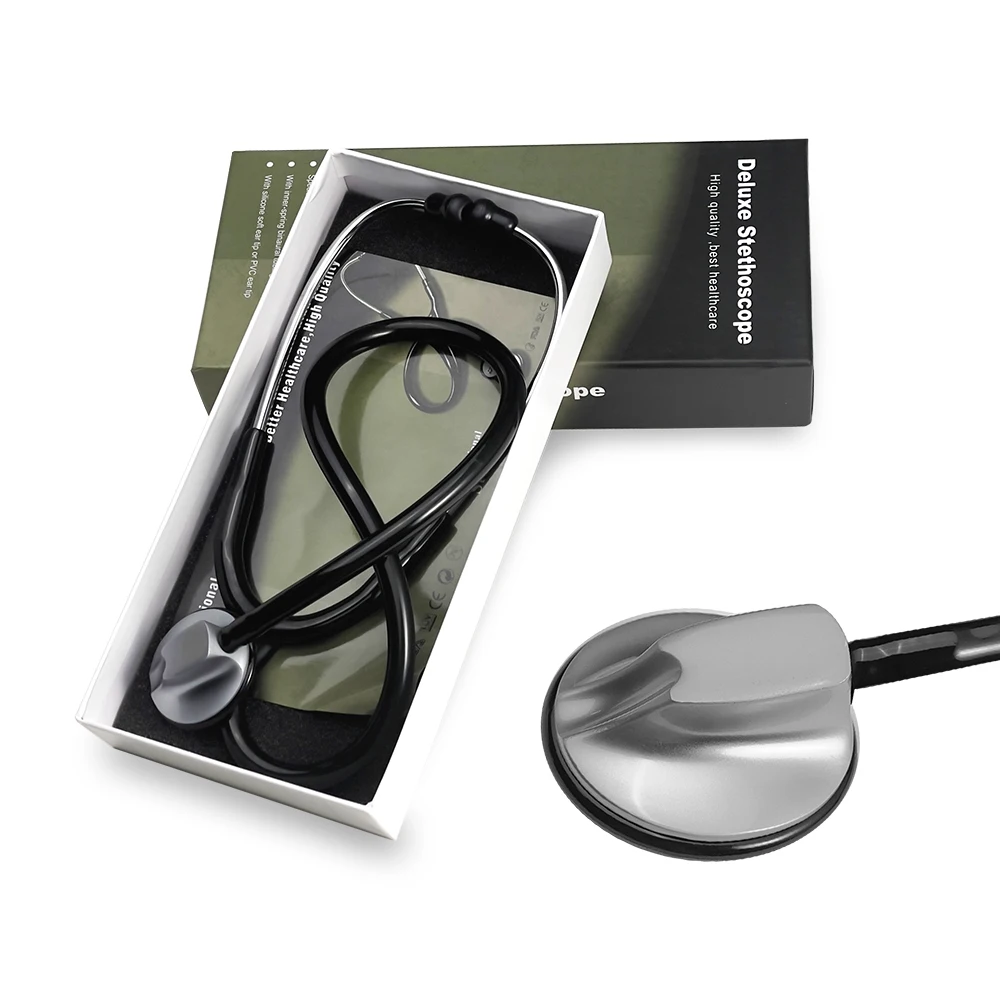 Sb2bfcfcca3b041949c4162ee0f1308641.webp JUSTLANG Professional Stethoscope Clinical Heart Lung Blood Pressure Chest Cardiology Medical Estetoscopio for Doctor Nurse - Image 1