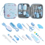 20pcs Healthcare Kit with Portable Case- Comprehensive Health & Grooming Set with Ear Spoon, Nail Clippers, Comb, Brushes & More