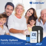 G-425-2 LinkSun Blood Glucose Meter Glucometer Blood Sugar Test Strips Lancets 5s Get Results Fast Testing Kit Diabetes Machine - Image 6