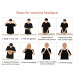 Full head silicone mask for middle-aged men, party costume, Halloween role-playing, stage performance mask.