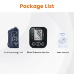 Sinocare Blood Pressure Monitor Digital Sphygmomanometer Automatic Tensiometer Tonometer Home Medical Use Heart Rate Pulse Meter - Image 5