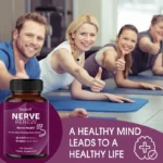Nerve Support Supplements – Supports Healthy Nerve Function, Blood Flow, Circulation,Antioxidant,120 Capsules