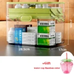 Household Medicine Box Large-capacity Medicine Multi-layer Sorting Storage Box Portable Storage Box for Groceries - Image 6