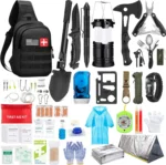 151-Piece Emergency Survival Kit with First Aid Gear, Tactical Tools for Outdoor Camping, Earthquake & Adventure Safety