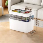 White Portable Medicine Storage Box, Medicine Cabinet with Drawers and Doors – Heavy-Duty Plastic Pill Organizer, Sewing Supplies, Stationery, Bathroom Cosmetics, Multi-Purpose Storage Box, Suitable for Home, Travel, Dormitory, Under-Bed or Basement Storage, Medicine Box and Organizer