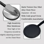 JUSTLANG Professional Stethoscope Clinical Heart Lung Blood Pressure Chest Cardiology Medical Estetoscopio for Doctor Nurse - Image 2