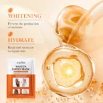 1/3/5 Pcs Niacinamide Hand Mask Hands peel barb Repair Moisturizing Nourishing Brightening Hand Gloves Hands Skin Care
