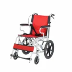 Foldable Wheelchair Lightweight Travel Mobility Chair Portable Transport Chair Breathable Seat Anti Bedsore Brake for Elderly - Image 3