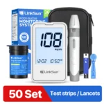 G-425-2 LinkSun Blood Glucose Meter Glucometer Blood Sugar Test Strips Lancets 5s Get Results Fast Testing Kit Diabetes Machine - Image 11