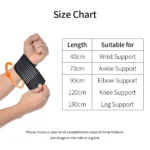 High Elasticity Compression Bandage for Sports Kinesiology Tape Ankle Wrist Knee Calf Thigh Wraps Support Protector 40-180cm 1PC - Image 5