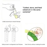 Colostrum Collector Breast Milk Collection Baby Feeding And Medicine Reusable Breastfeeding Device - Image 3