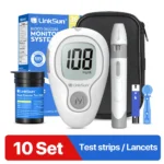Blood Glucose Monitoring G-425-3 Diabetes Testing Machine Blood Sugar Meter Test Strips 5s Get Results Glucose Meter Complete