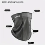 1Pc UPF50+ UV Protection Ice Silk Mask for Women Summer Cycling Hiking Breathable Traceless Thin Sunscreen Face Cover Balaclava - Image 4