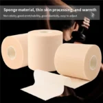 Foam Bandage Elbow Knee Pads Film Foam Underwrap Sports Pre-Wrap For Athletic Tape Sponge Skin Film Self-Adhesive Elastic - Image 3