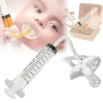 Baby Dispenser Set Silicone Baby Medicine Tube Pacifier Dropper, Toddler Feeding Pacifier Dispenser Baby Products