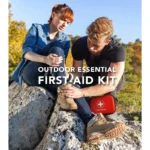 Portable First Aid Kit in Hard Shell Case with Carabiner Clip & Compact Emergency Medical Bag for Home, Outdoor, Travel, Cam;’&*