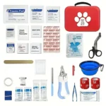 Compact pet First Aid kit for dogs and cats – emergency supplies, camping and backpacks