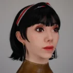 Ultra-realistic silicone mask headpiece for men to transform into women suitable for role-playing, masquerade balls, and cross-d - Image 6