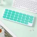 1 Piece Portable 31 Day Pill Organizer, Sealed Medication Container For Vitamins And Pills, Home Or Travel Pill Box - Image 9